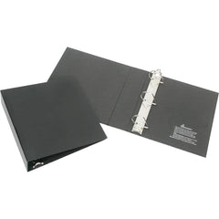 Ability One - Ring Binders; Binder Type: Non-View ; Capacity: 2" ; Color: Black ; Material: Vinyl ; Size: 8-1/2 x 11 - Exact Tooling