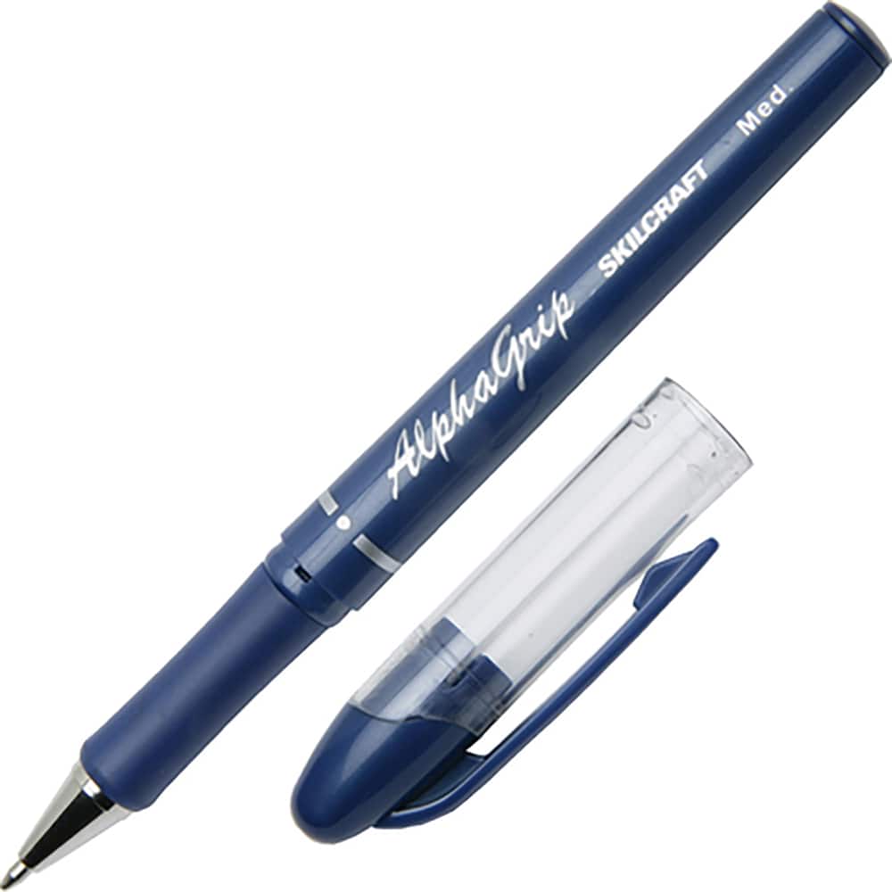 Ability One - Pens & Pencils; Type: Ball Point Ben ; Color: Blue ; Tip Type: 1.0MM - Exact Tooling