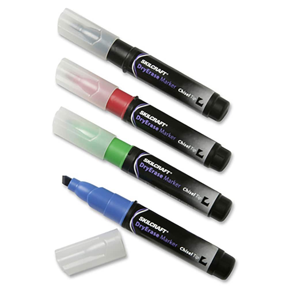 Ability One - Dry Erase Markers & Accessories; Display/Marking Boards Accessory Type: Dry Erase Markers ; For Use With: Dry Erase Boards ; Detailed Product Description: Dry Erase Marker - Chisel Tip - Exact Tooling