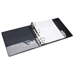 Ability One - Ring Binders; Binder Type: View ; Capacity: 2" ; Color: Black ; Material: Vinyl ; Size: 8-1/2 x 11 - Exact Tooling