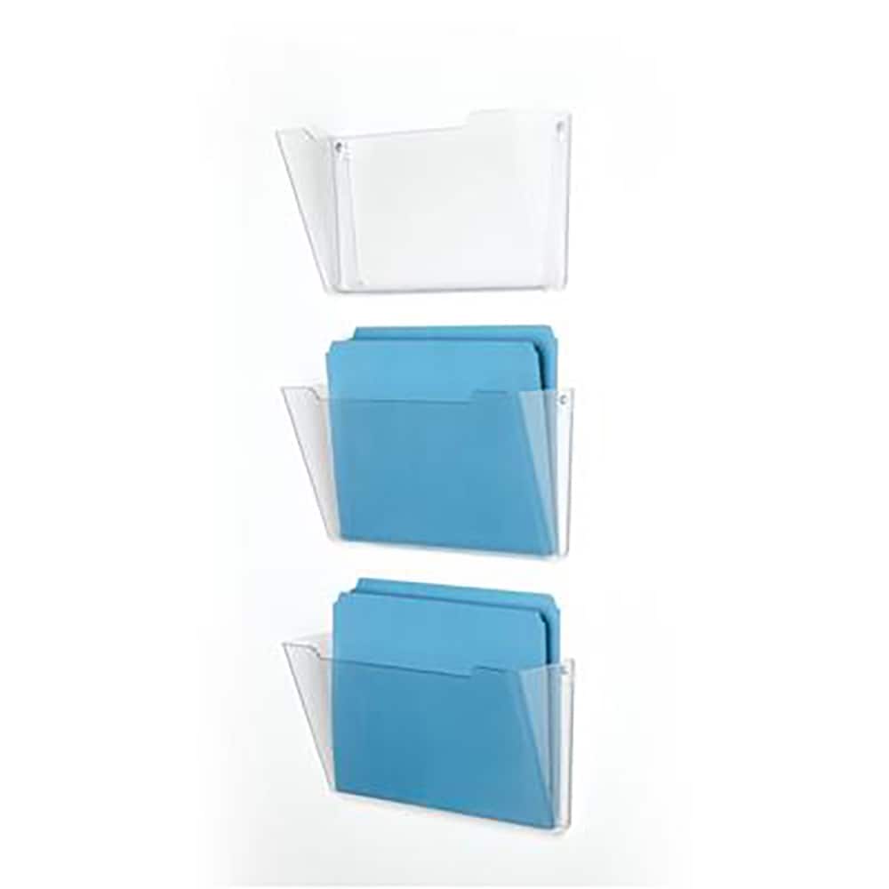Ability One - File Folders, Expansion Folders & Hanging Files; Folder/File Type: Hanging File Folder ; Color: Clear ; Index Tabs: No ; Tab Cut Location: None ; File Size: Letter ; Size: 13-1/4 x 4 x 14-7/8 - Exact Tooling