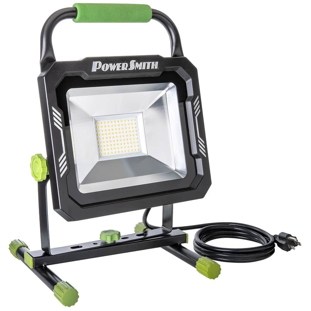 PowerSmith - 100 Watt Stand Mount Electric Portable LED Light - Exact Tooling