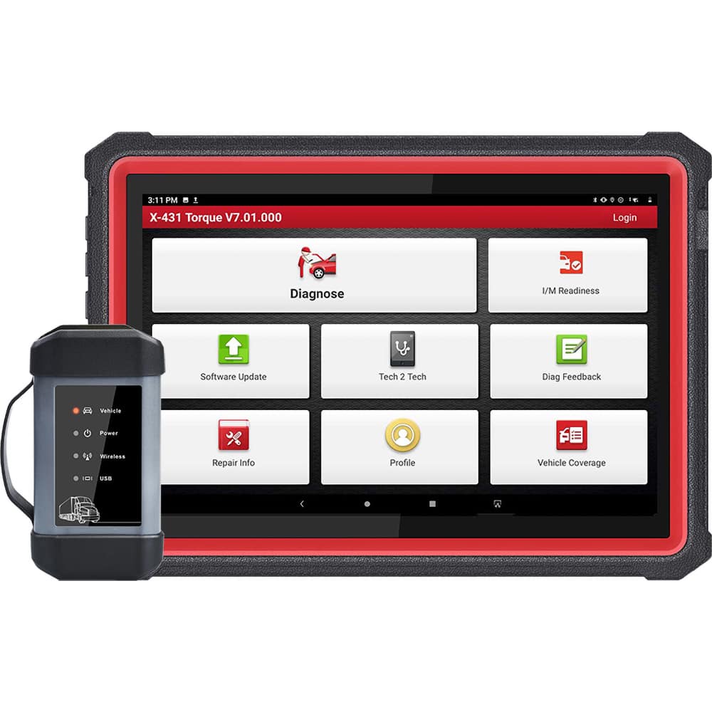 Launch Tech USA - x431 Torque III PRO Mechanical Automotive Diagnostic Tool - Exact Tooling