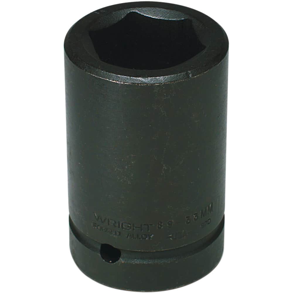 Wright Tool & Forge - Impact Sockets; Drive Size: 1 ; Size (mm): 35.0000 ; Type: Deep ; Style: Impact Socket ; Style: Impact Socket ; Style: Impact Socket - Exact Tooling