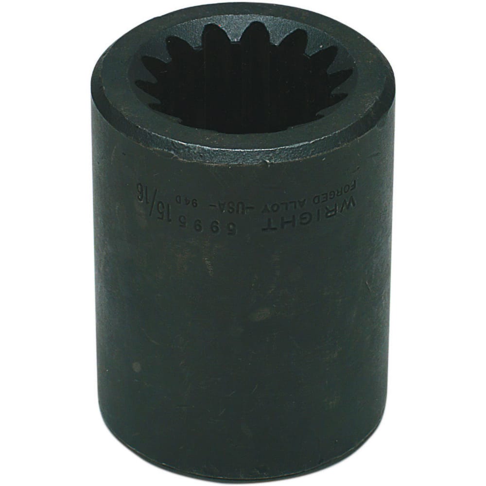Wright Tool & Forge - Impact Sockets; Drive Size: #5 Spline ; Size (Inch): 13/16 ; Type: Standard ; Style: Impact Socket ; Style: Impact Socket ; Style: Impact Socket - Exact Tooling