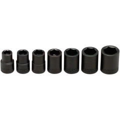 Wright Tool & Forge - 7 Pc 1/2" Drive Impact Socket Set - Exact Tooling