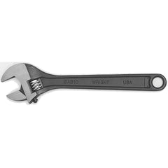 Wright Tool & Forge - Adjustable Wrenches; Wrench Type: Adjustable ; Wrench Size (Inch): 4.0000 ; Jaw Capacity (Inch): 1-1/2 ; Material: Steel ; Finish/Coating: Black Industrial ; Overall Length (Inch): 4 - Exact Tooling