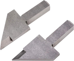 Mitutoyo - Caliper Accessories; Type: Interchangeable Jaws ; For Use With: Coolant-Proof Calipers ; Finish/Coating: Carbon Fiber ; Number of Pieces: 2 - Exact Tooling