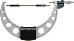 Mitutoyo - 11" to 12" Carbide-Tipped IP65 Coolant-Proof Electronic Outside Micrometer - Exact Tooling