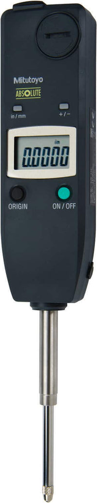 Mitutoyo - Electronic Drop Indicators; Minimum Measurement (Decimal Inch): 0.0005 ; Minimum Measurement (Inch): 0.0005 ; Minimum Measurement (mm): 0.01 ; Maximum Measurement (Inch): 1 ; Maximum Measurement (mm): 25.4 ; Resolution (Decimal Inch): 0.0005 - Exact Tooling