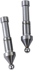 Mitutoyo - Micrometer Accessories; Type: Anvil-Spindle Tip ; For Use With: Gear Tooth Micrometers ; Calibrated: No ; Anvil Type: Ball ; Anvil Diameter (mm): 2.50 ; Material: Steel - Exact Tooling