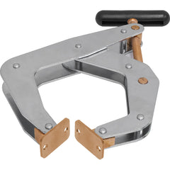 Kant Twist - Cantilever Clamps; Handle Style: Round Handle ; Maximum Opening Capacity (Inch): 6 ; Open Throat Depth (Inch): 5 ; Closed Throat Depth (Inch): 5 ; Jaw Material: Copper Plated Steel ; Load Capacity (Lb.): 2000.000 - Exact Tooling