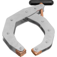 Kant Twist - Cantilever Clamps; Handle Style: Round Handle ; Maximum Opening Capacity (Inch): 4-1/2 ; Open Throat Depth (Inch): 5-5/8 ; Closed Throat Depth (Inch): 5-1/8 ; Jaw Material: Copper Plated Steel ; Load Capacity (Lb.): 680.000 - Exact Tooling