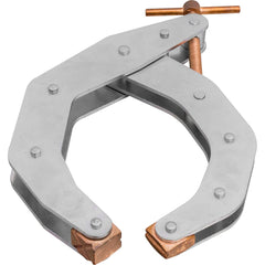 Kant Twist - Cantilever Clamps; Handle Style: T-Handle ; Maximum Opening Capacity (Inch): 4-1/2 ; Open Throat Depth (Inch): 5-5/8 ; Closed Throat Depth (Inch): 5-1/8 ; Jaw Material: Copper Plated Steel ; Load Capacity (Lb.): 680.000 - Exact Tooling