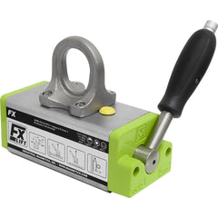 Mag-Mate - Lift Magnets; Type: Permanent Magnet ; Load Capacity (Lb.): 2200.000 ; Load Capacity (Round Objects): 1100.0 ; Height (Decimal Inch): 9.400000 ; Length (Decimal Inch): 14.2000 ; Width (Decimal Inch): 6.0000 - Exact Tooling