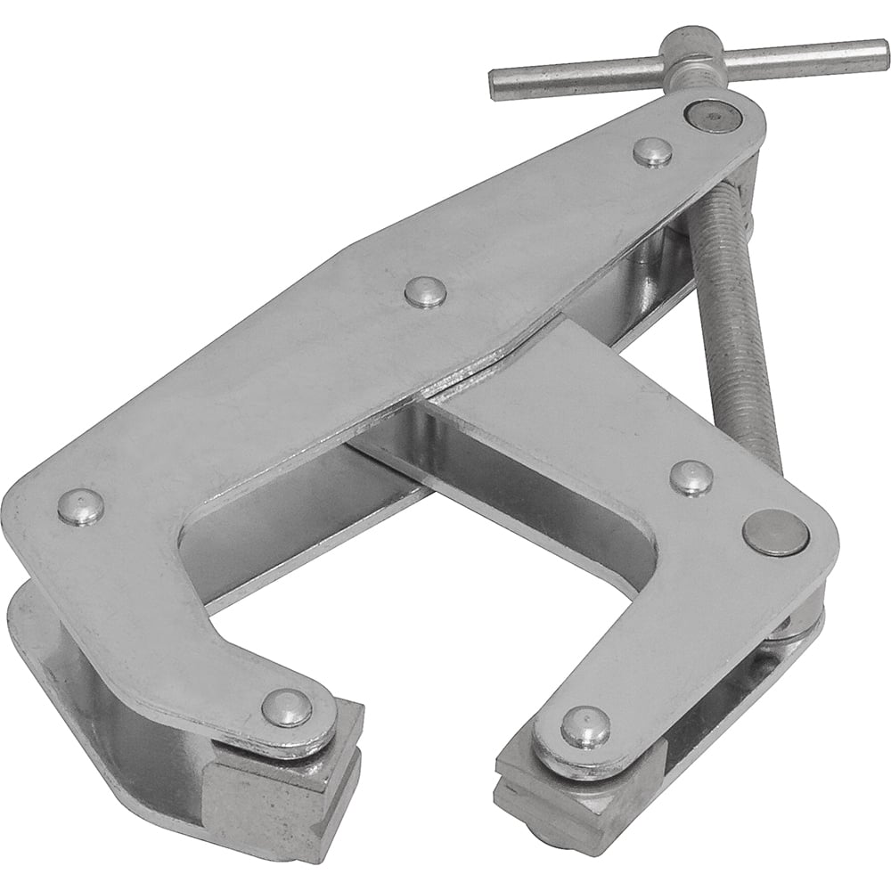 Kant Twist - Cantilever Clamps; Handle Style: T-Handle ; Maximum Opening Capacity (Inch): 6 ; Open Throat Depth (Inch): 5 ; Closed Throat Depth (Inch): 5 ; Jaw Material: Stainless Steel ; Load Capacity (Lb.): 2000.000 - Exact Tooling