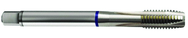 M22x2.5 6H 4-Flute Cobalt Blue Ring Spiral Point Plug Tap-Bright - Exact Tooling