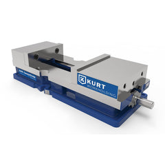 Kurt - 10" Opening 8" Manual Horizontal Stationary Precision Machine Vise - Exact Tooling