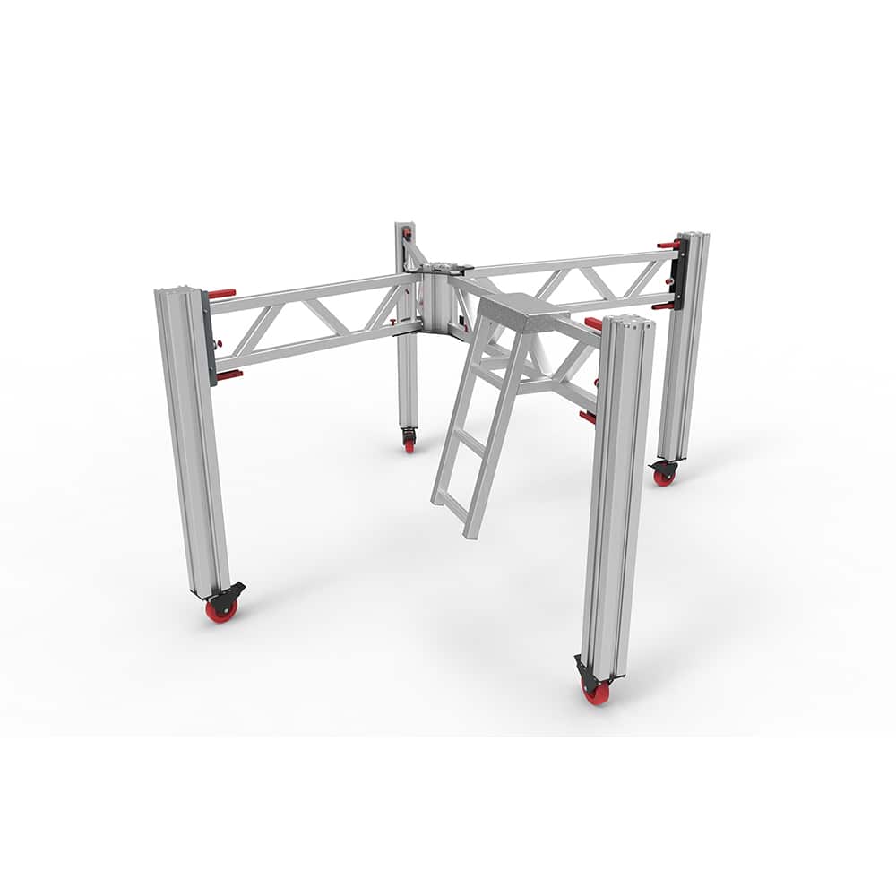 ReechCraft - Lifting Aid Accessories; Type: Straddle Base ; For Use With: PowerLift PL65 (4027510) - Exact Tooling