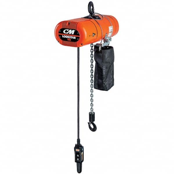 CM - Electric Hoists Type: Electric Hoist Load Capacity (Ton): 1/2 - Exact Tooling