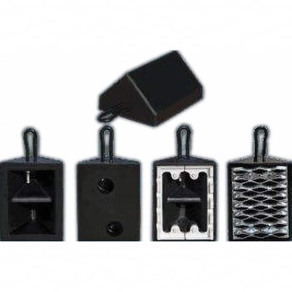 Checkers - Wheel Chocks Width (Inch): 8 Height (Inch): 5-1/2 - Exact Tooling