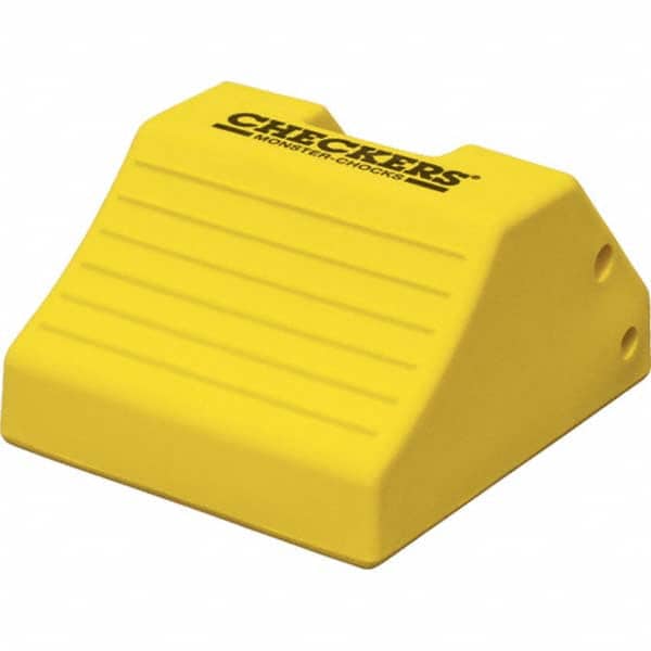 Checkers - Wheel Chocks Width (Inch): 15 Height (Inch): 10 - Exact Tooling
