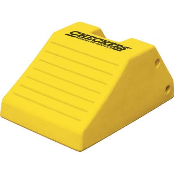 Checkers - Wheel Chocks Width (Inch): 15 Height (Inch): 10-1/2 - Exact Tooling