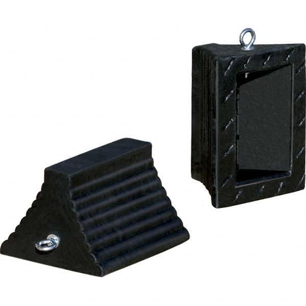 Checkers - Wheel Chocks Width (Inch): 8 Height (Inch): 6 - Exact Tooling