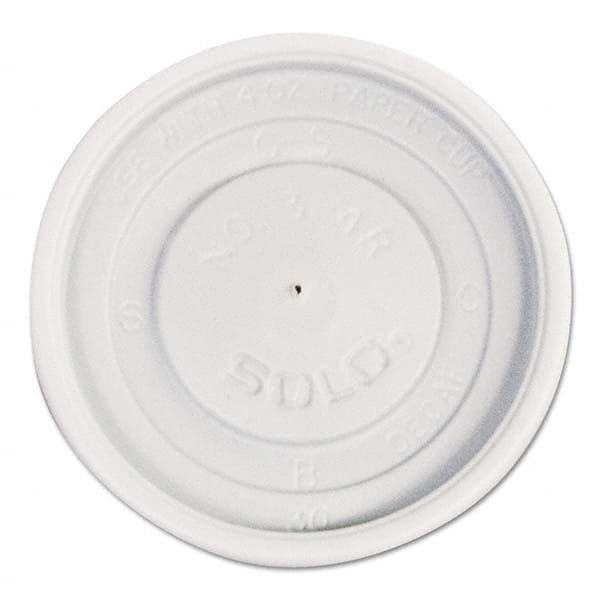 DART - Polystyrene Vented Hot Cup Lids, 4 oz Cups, White, 100/Pack, 10 Packs/Carton - Exact Tooling