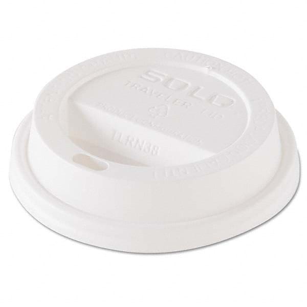 DART - Traveler Dome Hot Cup Lid, Fits 8 oz Cups, White, 100/Pack, 10 Packs/Carton - Exact Tooling