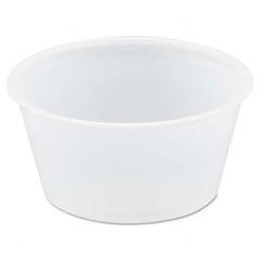 DART - Polystyrene Portion Cups, 2 oz, Translucent, 250/Bag, 10 Bags/Carton - Exact Tooling