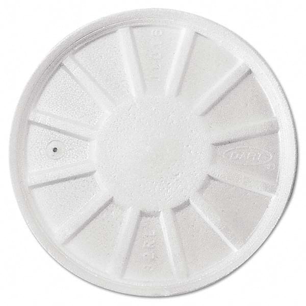 DART - Vented Foam Lids 8-44 oz Cups White 50/bag 10 Bags/Carton - Exact Tooling