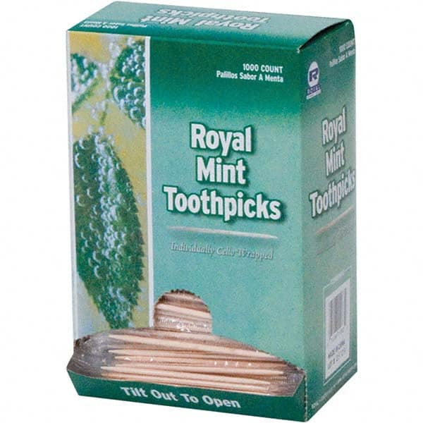 Royal Paper - Toiletries Type: Wood Toothpicks Container Type: Box - Exact Tooling