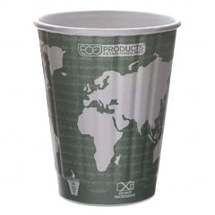 ECO PRODUCTS - World Art Renewable and Compostable Insulated Hot Cups, PLA, 12 oz, 40/Packs, 15 Packs/Carton - Exact Tooling