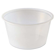 Fabri-Kal - Portion Cups, 4 oz, Clear, 125/Sleeve, 20 Sleeves/Carton - Exact Tooling