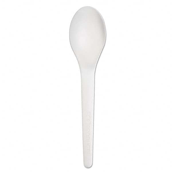 ECO PRODUCTS - Plantware Renewable & Compostable Spoon - 6", 50/PK, 20 PK/CT - Exact Tooling