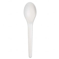 ECO PRODUCTS - Plantware Renewable & Compostable Spoon - 6", 50/PK, 20 PK/CT - Exact Tooling