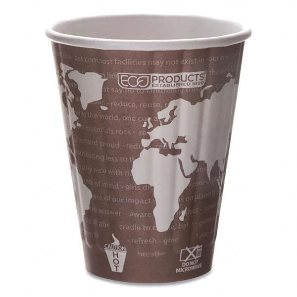 ECO PRODUCTS - World Art Renewable and Compostable Insulated Hot Cups, PLA, 8 oz, 40/Pack, 20 Packs/Carton - Exact Tooling