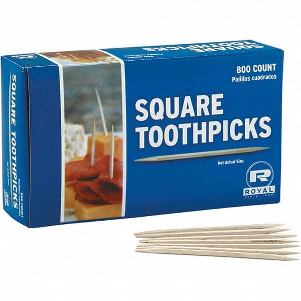 Royal Paper - Toiletries Type: Wood Toothpicks Container Type: Box - Exact Tooling