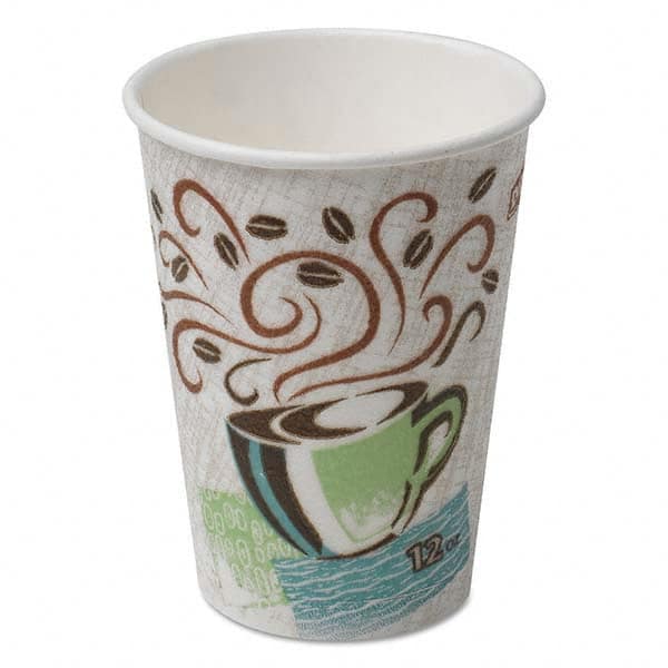 Dixie - PerfecTouch Paper Hot Cups, 12 oz, Coffee Haze, 160/Pack, 960/Carton - Exact Tooling
