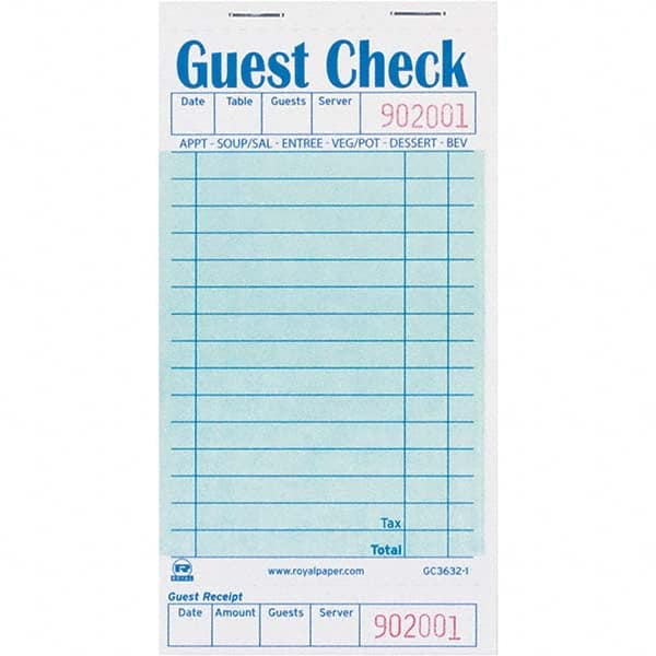 Royal Paper - Note Pads, Writing Pads & Notebooks Writing Pads & Notebook Type: Guest Book Size: 11 x 8-1/2 - Exact Tooling