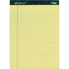 TOPS - Note Pads, Writing Pads & Notebooks Writing Pads & Notebook Type: Writing Pad Size: 8-1/2 x 11-3/4 - Exact Tooling