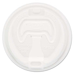 DART - Optima Reclosable Lid, 12-24 oz Foam Cups, White, 100/Bag - Exact Tooling