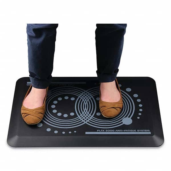 Floortex - 32" Long x 20" Wide x 45/64" Thick Dry Environment Anti-Fatigue Matting - Exact Tooling