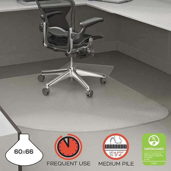 Deflect-o - Chair Mats Style: Straight Edge Shape: L-Shaped - Exact Tooling