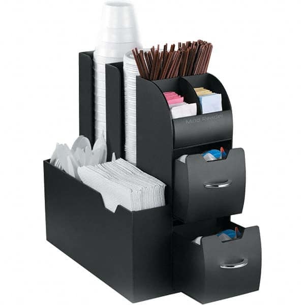 Mind Reader - Condiments & Dispensers Breakroom Accessory Type: Condiment Dispenser Breakroom Accessory Description: Coffee Condiment Caddy Organizer - Exact Tooling