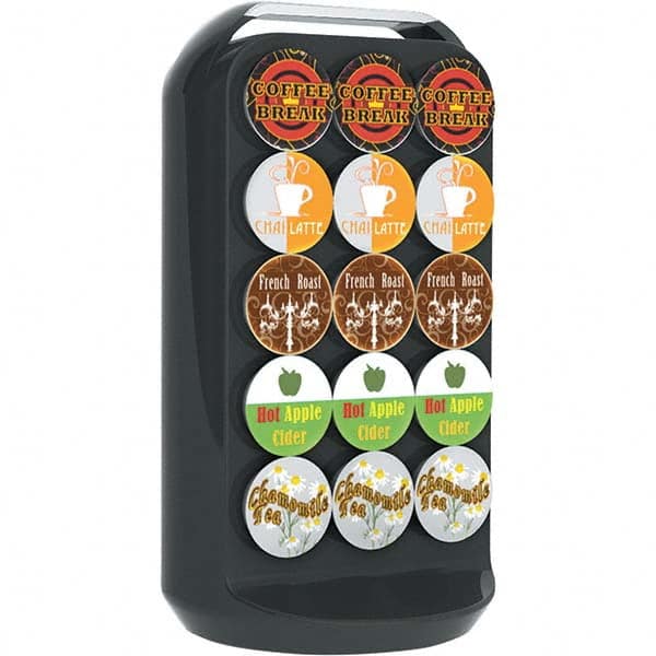 Mind Reader - Condiments & Dispensers Breakroom Accessory Type: Condiment Dispenser Breakroom Accessory Description: Coffee Pod Carousel, Fits 30 Pods - Exact Tooling