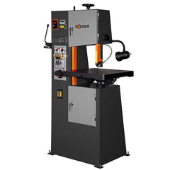 Cosen - Vertical Bandsaws; Drive Type: Variable Frequency ; Throat Capacity (Decimal Inch): 11.9600 ; Height Capacity (Inch): 8.6 ; Phase: 1 ; Blade Width (Inch): 0.2800 ; Blade Speeds (SFPM): 98 - Exact Tooling