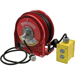 Reelcraft - Cord & Cable Reels End Type: Quad Outlet Cable Length (Feet): 30 - Exact Tooling