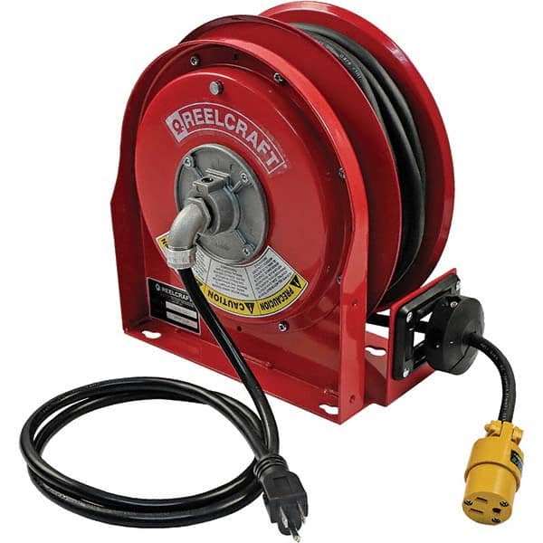 Reelcraft - Cord & Cable Reels End Type: Single Outlet Cable Length (Feet): 30 - Exact Tooling